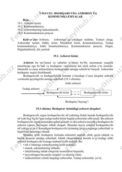 axborot tizimi — DOCX