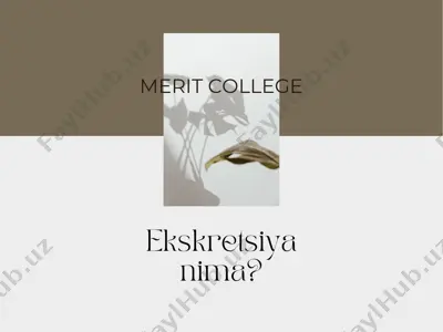 ekskretsiya — PDF