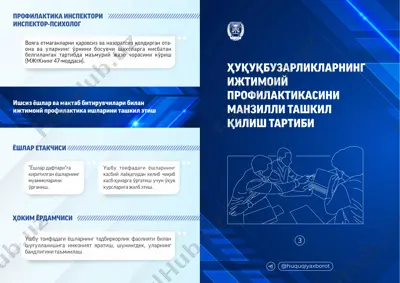 хуқуқбузарликларнинг ижтимоий профилактикасини манзилли ташкил қилиш тартиби — PDF