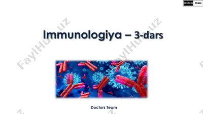 immunologiya – 3-dars — PDF