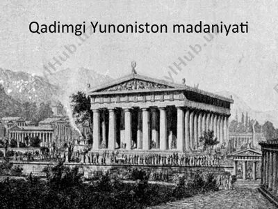 qadimgi yunoniston madaniyati — PPT