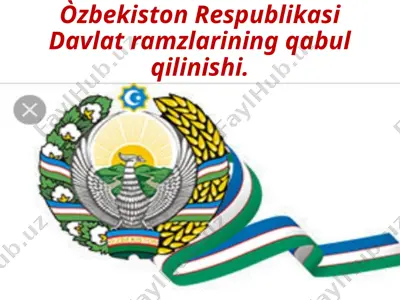o'zbekiston respublikasi davlat ramzlari va konstitutsiyasining qabul qilinishi — PPTX