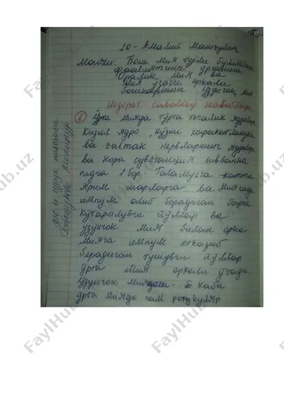 xususiy tasmasa — DOCX