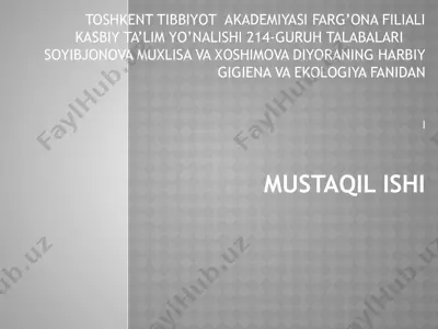 ayrim qo’shin turlari uchun kunlik ovqatlanish me’yorlari bo’yicha taomnoma — PPTX