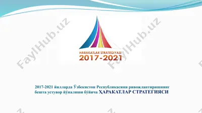 harakatlar strategiyasi — PPTX