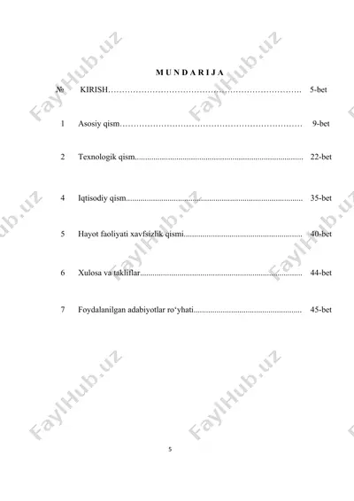 kukun polimerlardan firiktsion materiallar tayyorlash texnalogiyasi — DOCX