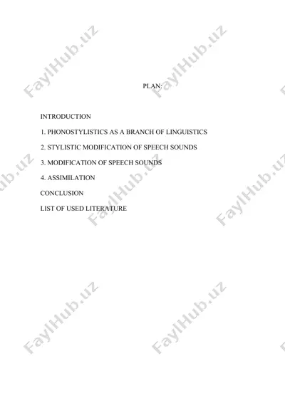 stylistic modifications of speech sounds — DOCX