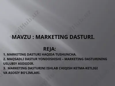 marketingdasturi — PPTX