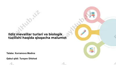 ildiz mevalilar — PPTX