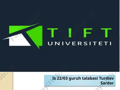 menejment fanining predmeti, mazmuni va vazifalari — PPTX