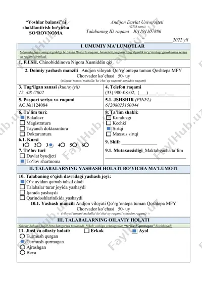 "yoshlar balansi"ni shakllantirish bo‘yicha — DOC