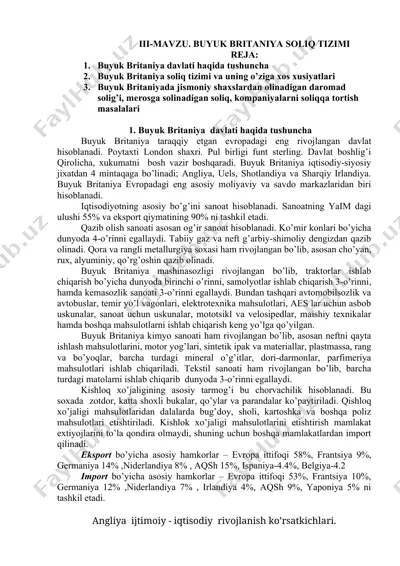 buyuk britaniya soliq tizimi — DOC