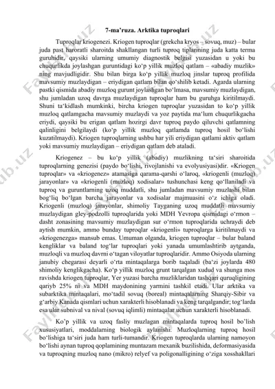arctic soils — DOCX