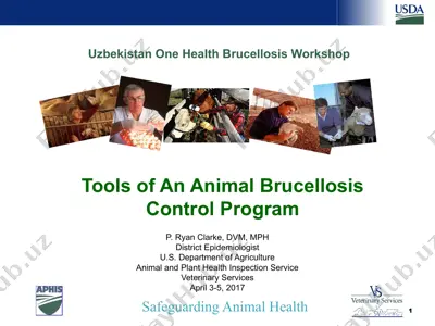 uzbekistan one health brucellosis workshop — PPTX