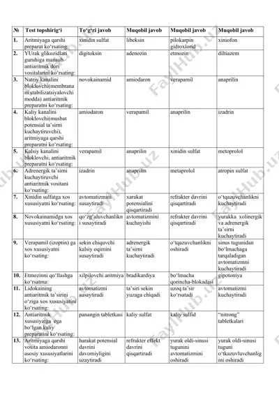 antiarrhythmic medications — DOC