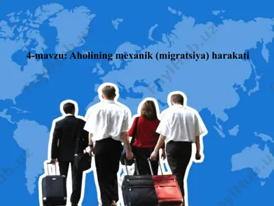 aholining mexanik (migratsiya) harakati — PPTX