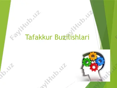 tafakkur buzulishlari — PPTX