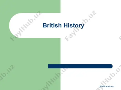 british history — PPT