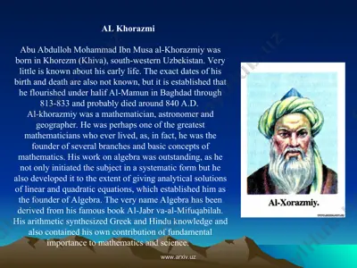 famous people of uzbekistan — PPT