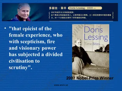 doris lessing — PPT