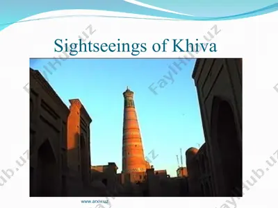 sightseeings of khiva — PPT