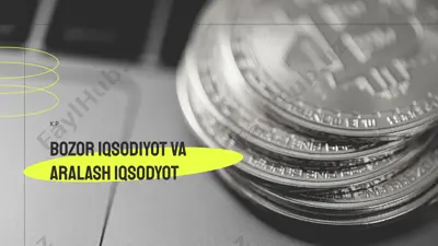 bozor iqtisodiyoti va aralash iqtisodiyot — PPTX
