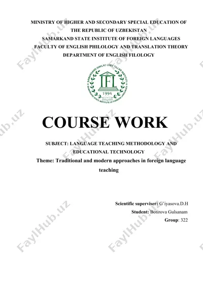 language teaching methodology and educational technology — DOC