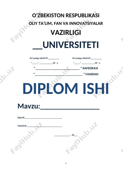davlat byudjetiga qo‘shimcha daromadlar zaxiralarini aniqlash va safarbar qilishda zamonaviy axborot texnologiyalarini qo‘llash ko‘lamini kengaytirish masalalari — DOC