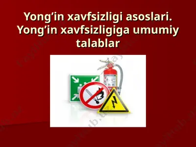 yong’in хаvfsizligi — PPT