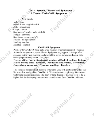 covid-2019. symptoms — DOC