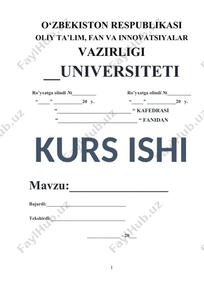 huquqiy mafkura va huquqiy psixologiya kurs ishi — DOC