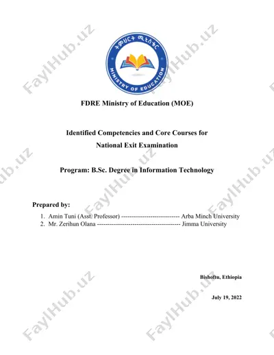 b.sc. degree in information technology — DOC
