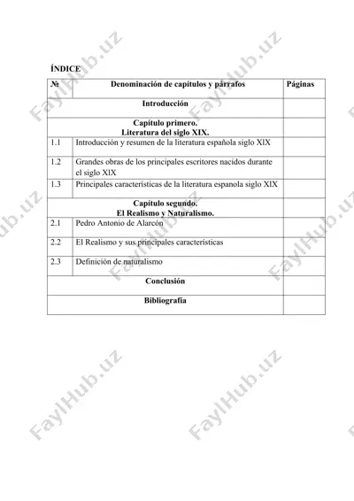 literatura del siglo xix — DOC