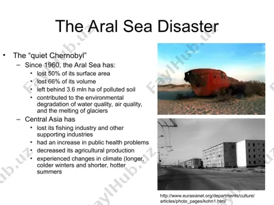 the aral sea disaster — PPT