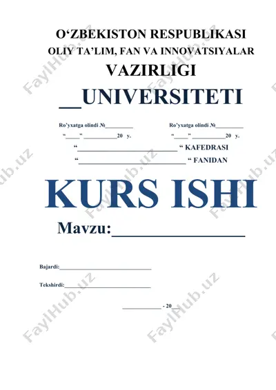 kichik biznes tadbirkorlik sub’yektlari moliya-xo‘jalik faoliyatini tekshiruvlarini tashkil etish bo‘yicha metodik yordamnomasi — DOC