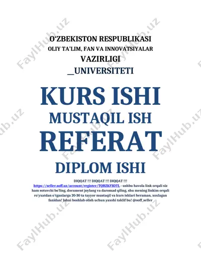 islomda inson huquqlari himoyasi — DOC