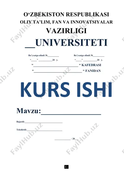 kapital bozorning samaradorligini baholash — DOC