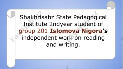 practicing descriptive writing — PDF