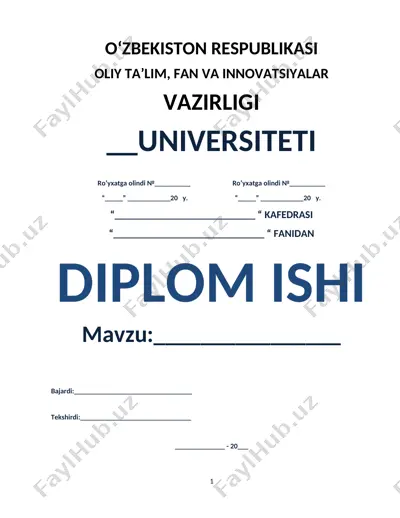 ko‘chmas mulk va rieltorlik xizmatlari bozorlarini rivojlantirish — DOC