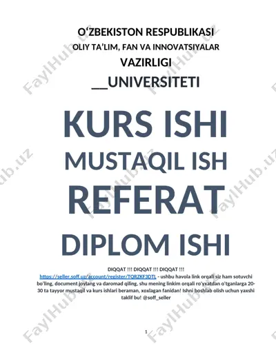 ko‘chmas mulk va rielorlik xizmatlari bozorlarini rivojlantirish — DOC