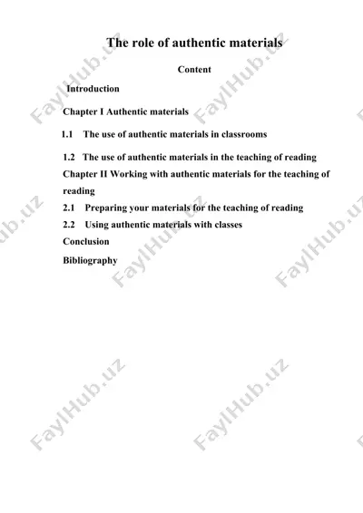 the role of authentic materials (kurs ishi) — DOCX