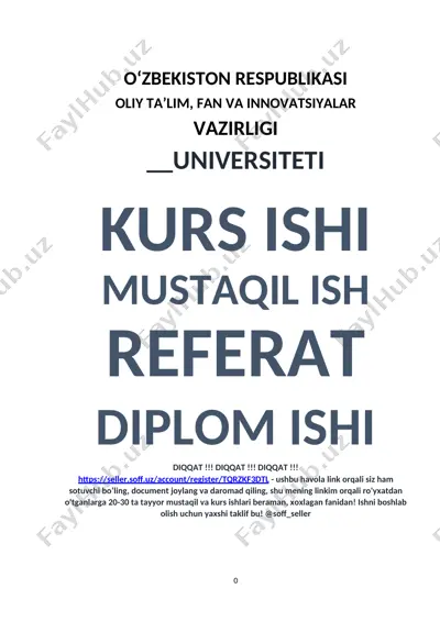 milliy iqtisodiyot va uning mikro iqtisodiy ko'rsatkichlari. milliy hisoblar tizimi. — DOC