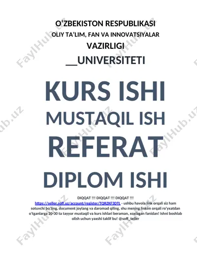 motivlashtirish tushunchasi va usullari — DOC