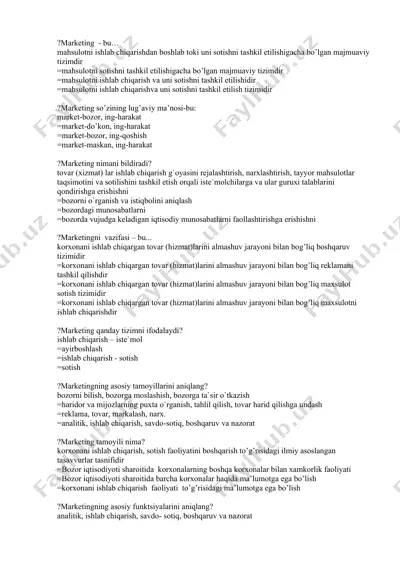 marketing — DOC