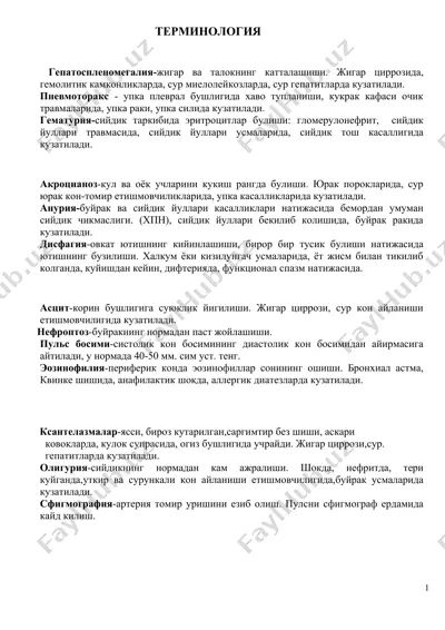 tерминология — DOC