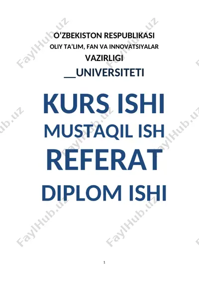 nutqida nuqsoni bo'lgan bolalar nafasini rivojlantirish texnologiyalari — DOC