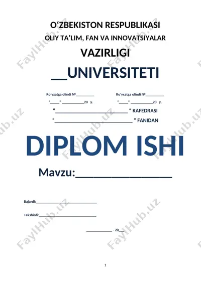 nutqida nuqsoni bo'lgan bolalar nafasini rivojlantirish texnologiyalari — DOC