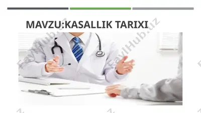 kasallik tarixi — PPTX
