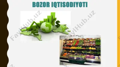 bozor iqtisodiyoti — PPTX
