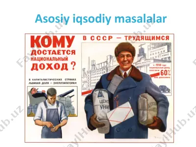 asosiy iqtisodiy masalalar — PPTX